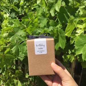 Organic homemade soy candle